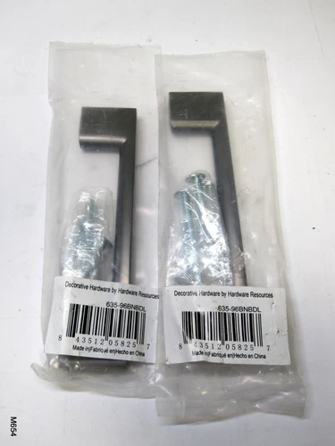 2-QTY Sutton 635-96BNBDL 4-3/4'' Length Cabinet Pull Brushed Pewter - Picture 1 of 3