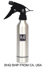 Aluminum Spray Water Bottle (Silver)