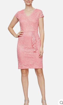 Party Macys Sheath Dress Macy's Designer Cocktail Dresses SL Fashions Lace Sheath Dress Blossom Size 16 Party Macys Sheath Dress Macy's Designer Cocktail Dresses SL Fashions Lace Sheath Dress Blossom Size 16