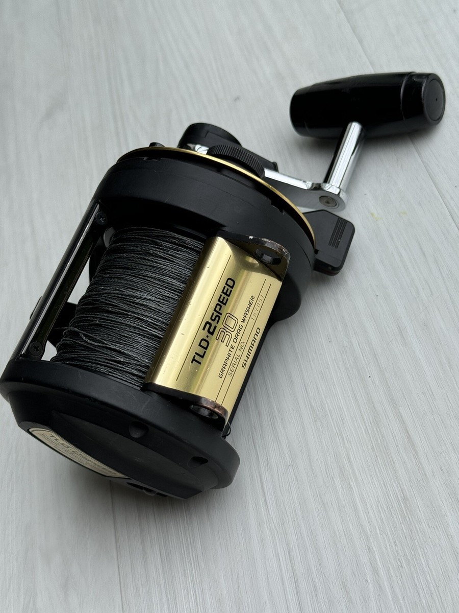 Shimano TLD 30 2-Speed Deep Sea Fishing Reel Japan Made Braided Line