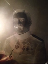 ORIGINAL GLASS NEGATIV - GENERAL OF YUGOSLAVIA WITH ORDENS - PETAR ZIVKOVIC