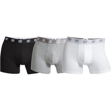 Cristiano Ronaldo CR7 3 Pack Boxer Briefs Underwear White Black Men's Size 2XL