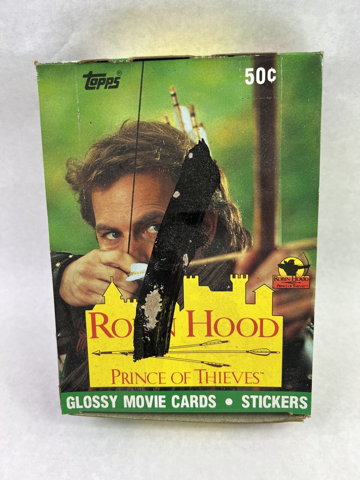 Topps 1991 Robin Hood Prince Of Thieves Glossy Movie Cards Stickers Wax Box 36ct eBay