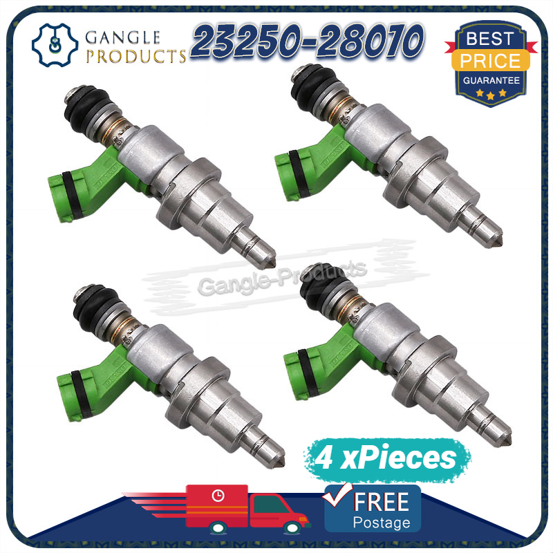 4X FUEL INJECTORS 23250-28070 For TOYOTA 1AZ-FSE D4 AVENSIS RAV-4