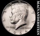 1964-D Silver Kennedy Half Dollar - Choice Gem Brilliant Unc  Lustrous  #K1809