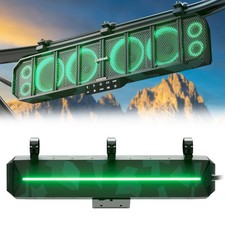8-Speaker 600W UTV Sound bar Bluetooth Polaris ATV RZR Waterproof Radio System