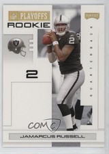 2007 Playoff NFL Playoffs Rookie Gold 199/299 JaMarcus Russell #115 n1u