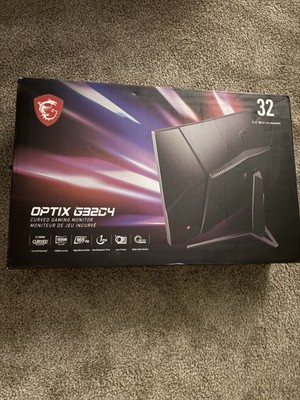 Optix G32C4 curved gaming monitor. It is a 31.5-inch Full HD monitor Brand New
