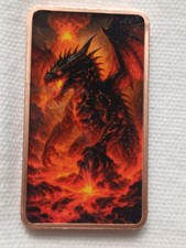 1 oz 999 Kupferbarren Mythische Feuerkreatur ...