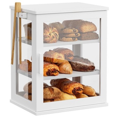 WOWLIVE Bread Box for Kitchen Countertop, Large 3 Layers Bread Storage Contai...