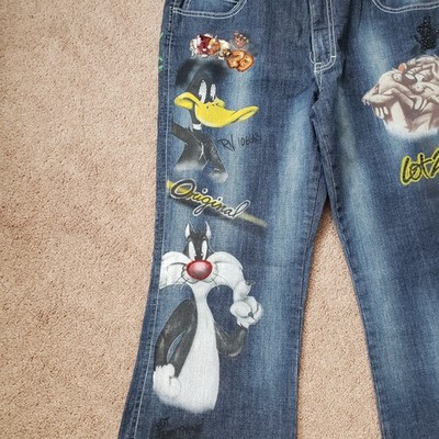 Vintage Lot 29 Looney Tunes WB Airbrushed Daffy Silvestre Taz
