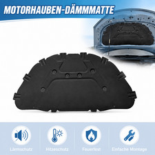 Schwarze Schalld�mmmatte Motorhaube Zubeh�r F�r BMW X1 E84 Baujahr 10 bis 15