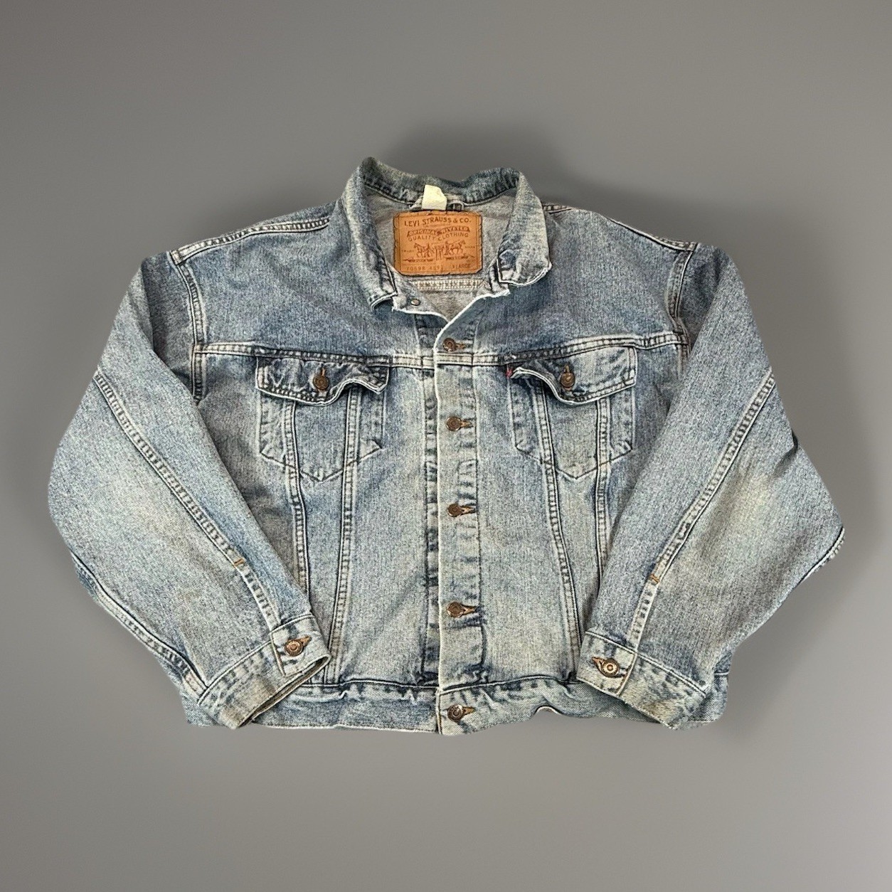 Vintage Levi’s Strauss Denim Jean Trucker Jacket 70598-4891 XL