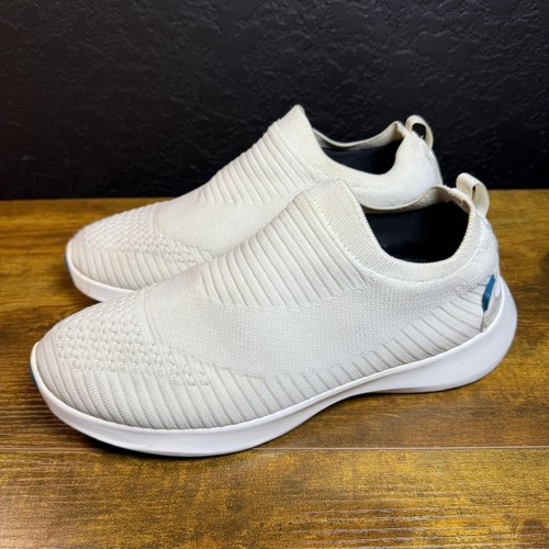 Zapatillas sin cordones Vessi Everyday Move para hombre talla 10 blancas azules - Imagen 3 de 6