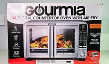Gourmia XL Digital Countertop Oven with Air Fry, French Door, Stainless