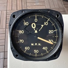 Vintage  KOLLSMAN  Airspeed Indicator,  Type F6   USAF