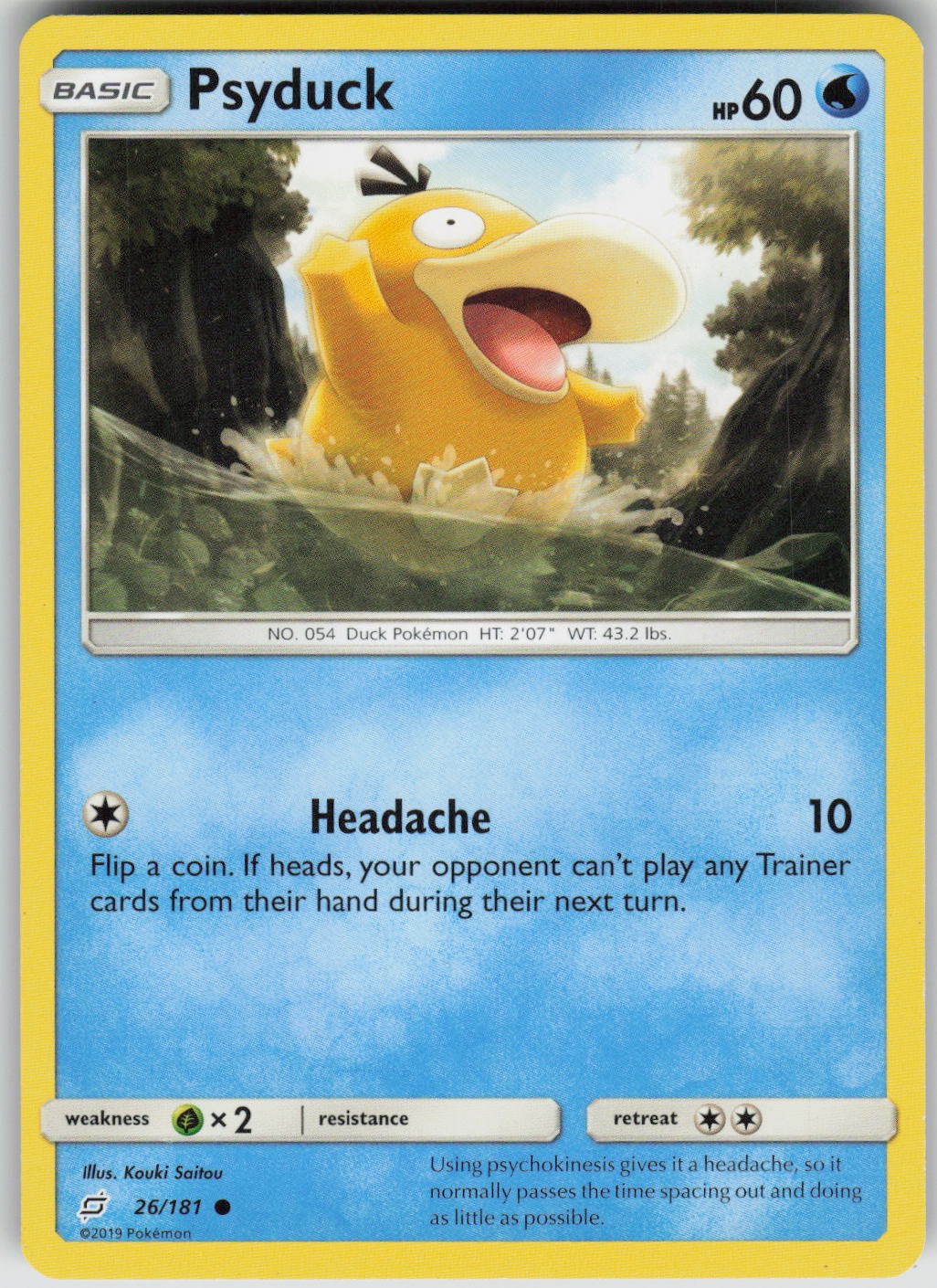 Psyduck Common Team Up LP 26/181