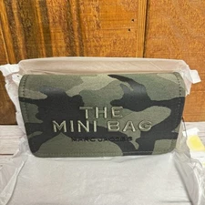 Marc Jacobs The Camo Jacquard Chain Mini Crossbody Bag