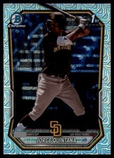 2026 Bowman #BCP-93 Jorge Quintana Chrome Prospects Aqua Shimmer Refractor