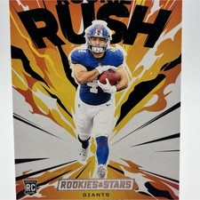 Panini 2025 Rookies & Stars Rookie Rush Cam Skattebo Giants Insert #2 Football