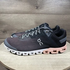 On Cloud Cloudflow Running Shoes Sneakers Rock Rose Gray Pink Womens Size 10