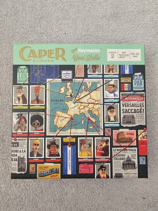 Caper Europe Board Game Keymaster Games 2 Players
