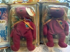 TY BEANIE BABY  MILLENIUM  BEAR 1999-MCDONALD  S New In Package NOS Lot Of 2