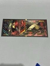 Red Hood Black And Gold Bank Note