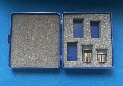 Meade MA6mm  and MA12mm Telescope Eyepiece Lenses, Viewer With Hard Case