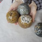11LB 10Pcs Natural Ocean Jasper Onyx Quartz Crystal Geode Sphere Ball Healing — photo 4