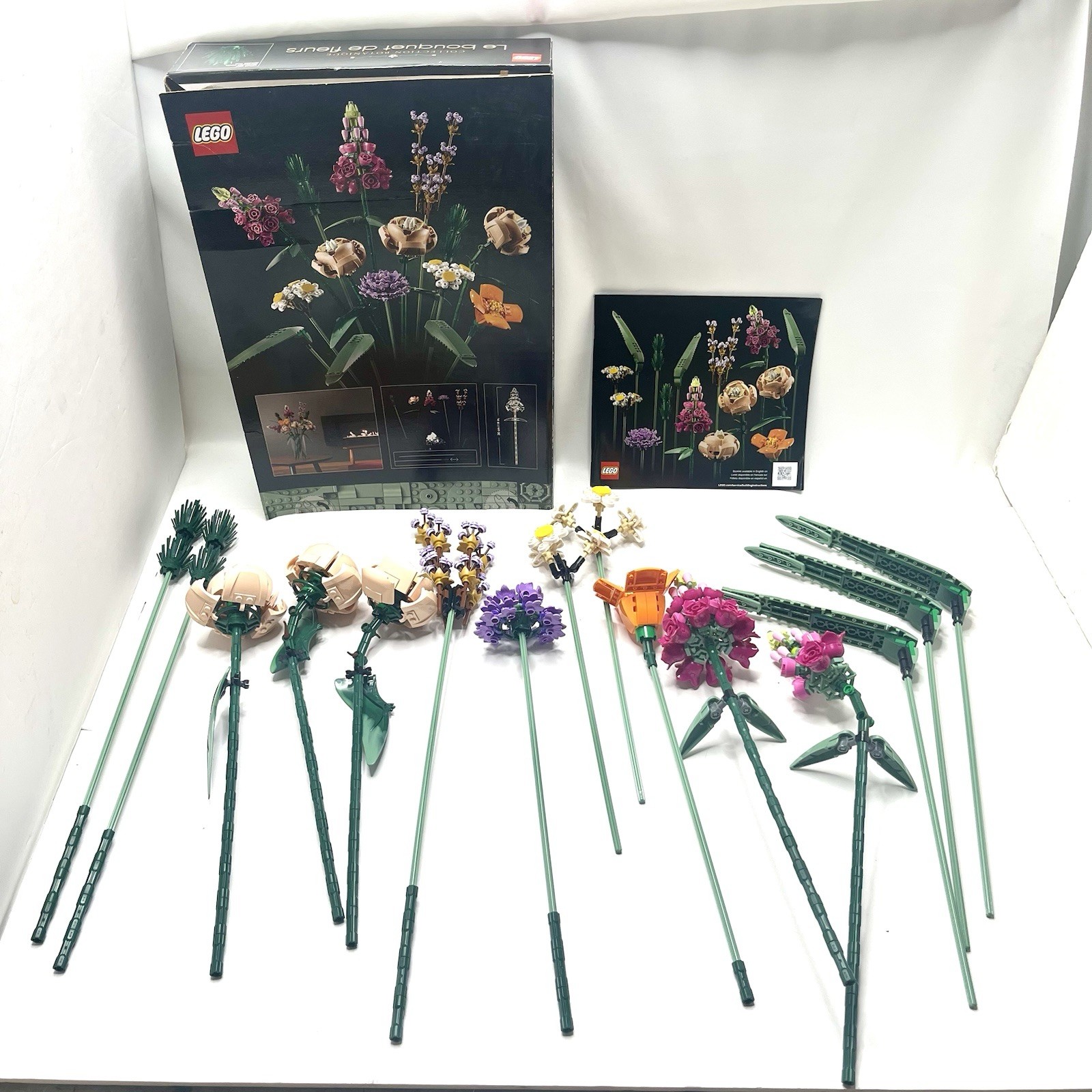 LEGO 10280 Botanical Collection Flower Bouquet Complete Set Minus One Flower  