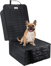 Reliadura Front Seat Covers for Dogs, Waterproof Leather Dog Car Seat Cover, Ful
