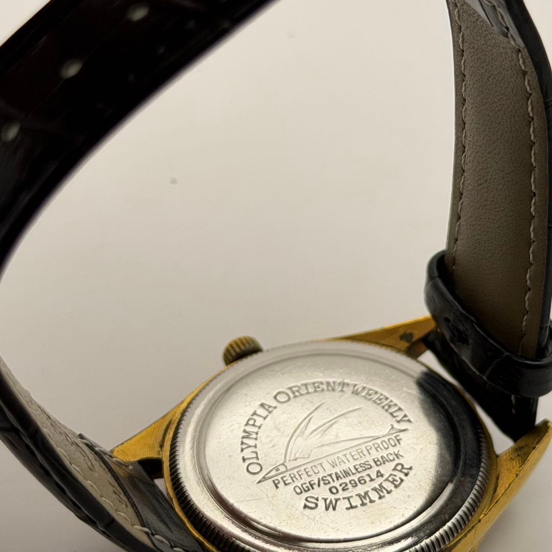 Orient Gold Weekly White Date Watch Overhauled Ru… - image 8