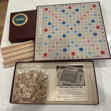 Scrabble Selchow & Righter Vintage Board Game 1948-1953 Complete