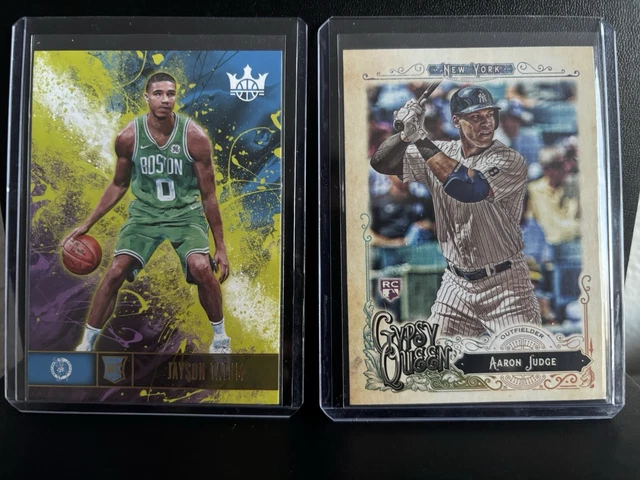 2017 Topps Gypsy Queen - Aaron Judge #168/2017 Court Kings Jason Tatum RC