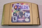 The Legend of Zelda: Majora's Mask N64 Gold Cartridge, Works!!