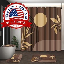 Cortinas De Ba o Set Completo Accesorios Para Ba os Moderno Para Ducha 4Pcs NEW.