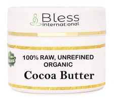 Organic Raw Cocoa Butter 100 Pure,Natural 4 Ounce Pack of 1 ,