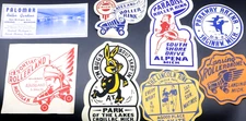 🔥 Vintage Michigan Roller Rink Stickers Choose Rink Variation Rare Skating