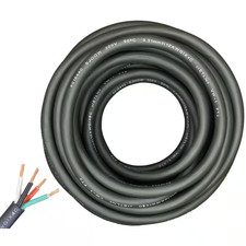 150 Ft. 12/4 12-Gauge 4 Conductor 300-Volt Black SJOOW Cable Cord