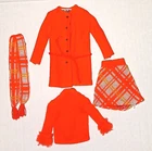 Vintage Barbie ANTI FREEZERS Orange 1464 Clothes * JAPAN