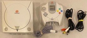 1999 SEGA DREAMCAST CONSOLE HKT-3020 LAUCH ED WHITE NTSC MISSING MANUAL TESTED