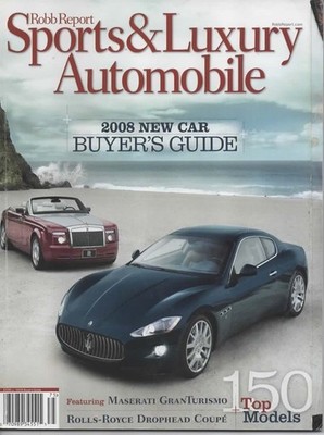 Robb Report-Sports Luxury Automobile 2008 Car Buyer's Guide-Maserati GranTurismo