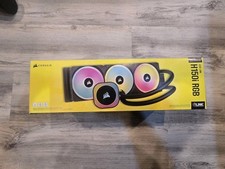 Corsair iCUE Link H150i RGB Liquid CPU Cooler, 360mm AIO, QX120 RGB Fans, Black