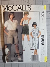 Vtg 1984 McCall's  8969  Misses' Skirts & Shorts Size 14 Uncut Sewing Pattern 