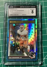 2024 Score Ruke Orhorhoro Blue Stars PRIZM 155/399 Falcons RC #358 Cgc 8