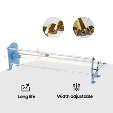 Manual Foil Paper Cutter Slitter Hot Stamping Cutting Tool 0.2"-26" Cut Length