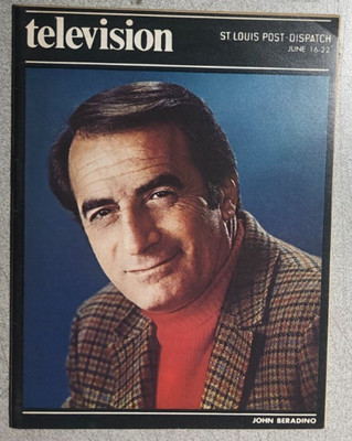 TV MAGAZINE St Louis (MO) Post-Dispatch June 16 1974 John Beradino cover