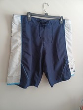 Men's Swim Trunks Size 38 Excellent Condition Quick Dry Blue