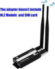 M.2 to USB 3.0 Adapter with SIM Card Slot for WWAN/LTE/4G Module